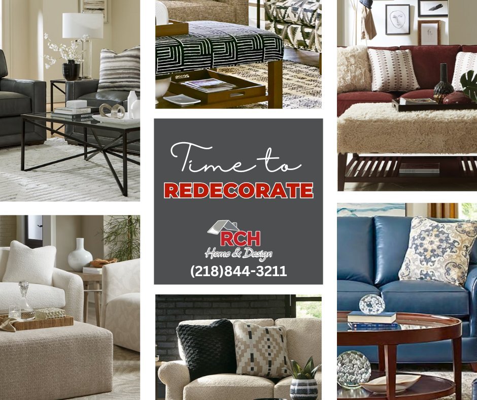 RCH takes pride in providing a furniture program🛋 that offers quick-ship items as well as custom pieces. Our design team is prepared to help you find the perfect furniture for your home.

Our list includes but is not limited to...
Leather or Upholst