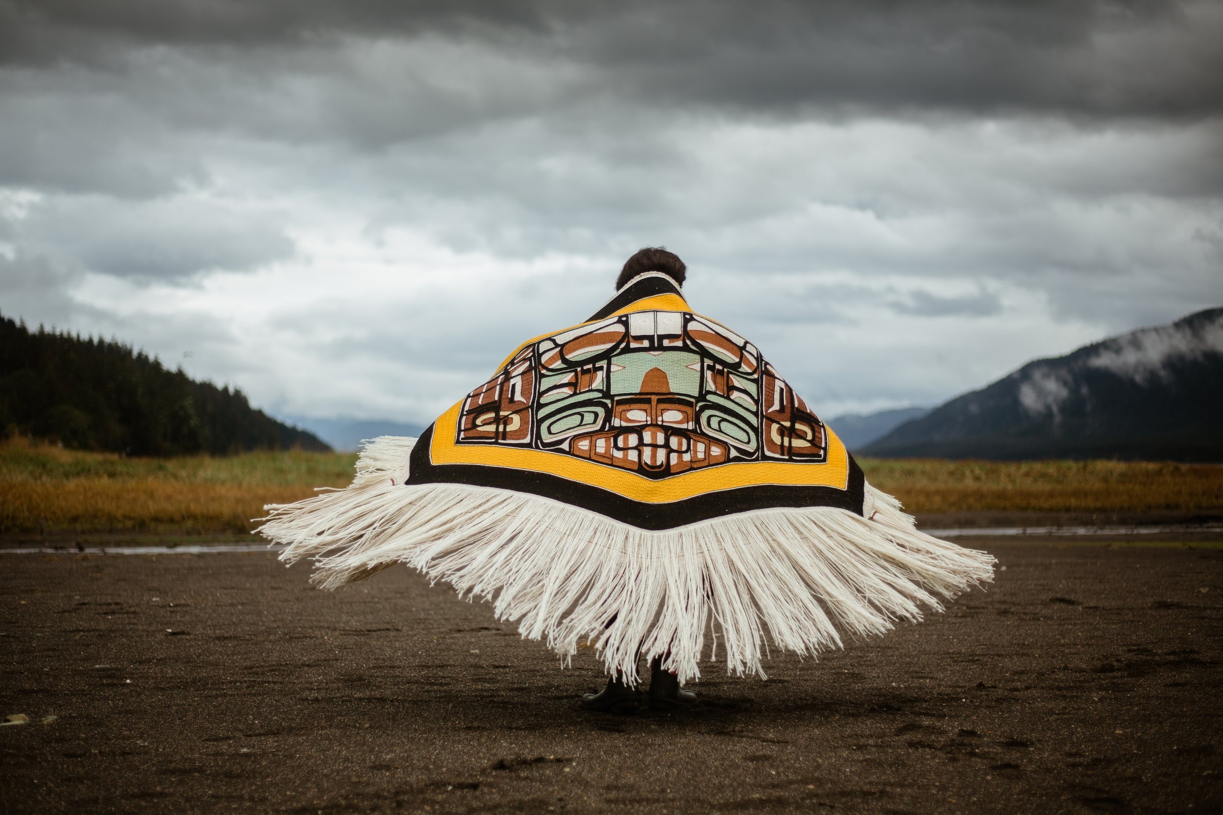 Between Worlds Chilkat Robe