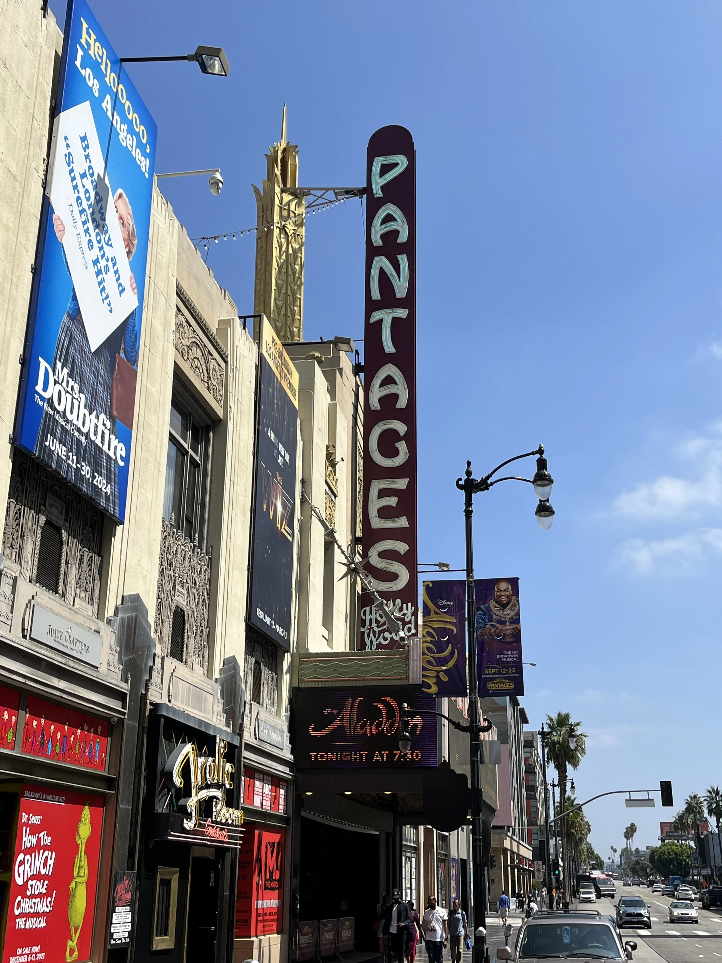 Hollywood Pantages Theatre in Los Angeles, CA