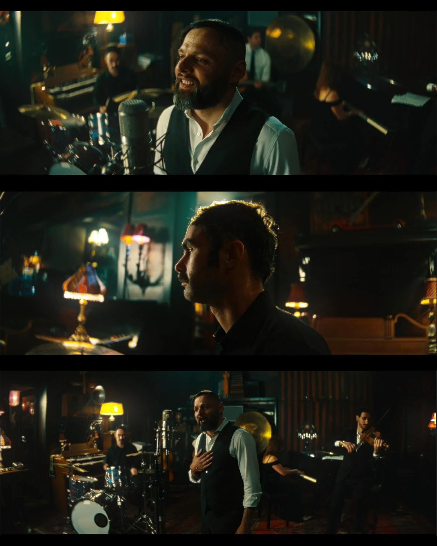 New cinematography work. Sharing a few frames from a live studio performance from last week. Shoutout to the team : 

Director/producer : @mikedolgin 
DP/colorgrading : @framed_by_axia 🙌
Camera op : @romanmsv 

Shot on @reddigitalcinema V Raptor and