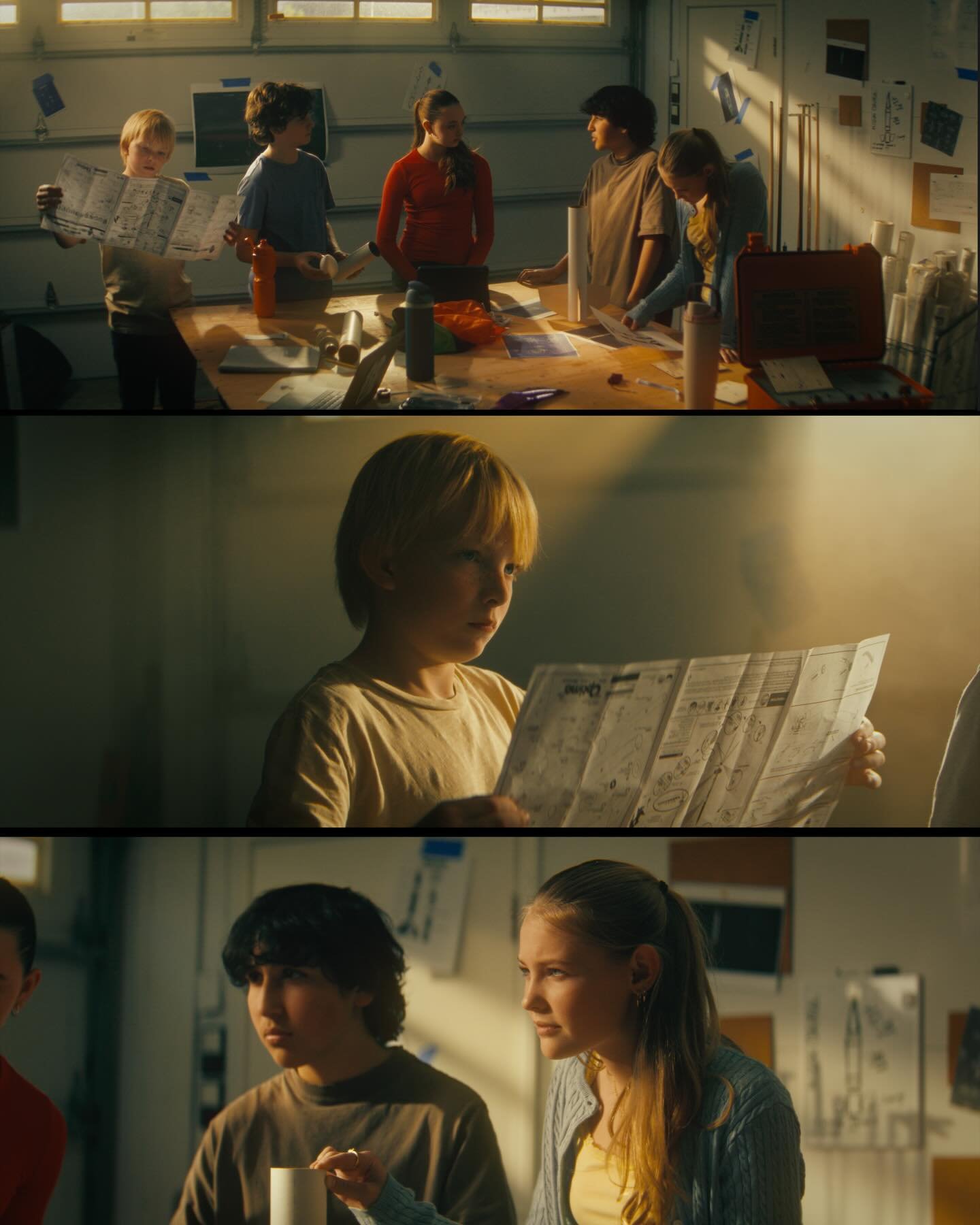 A few screenshots from a short film/commercial I shot earlier this year. Super fun project involving kids and science 🧪🚀
Great team on this one: 

Producer / director:  Zane 
DP : @framed_by_axia 🤚
Gaffer : Spencer Dubaich 
Key grip : Charlie Lenz