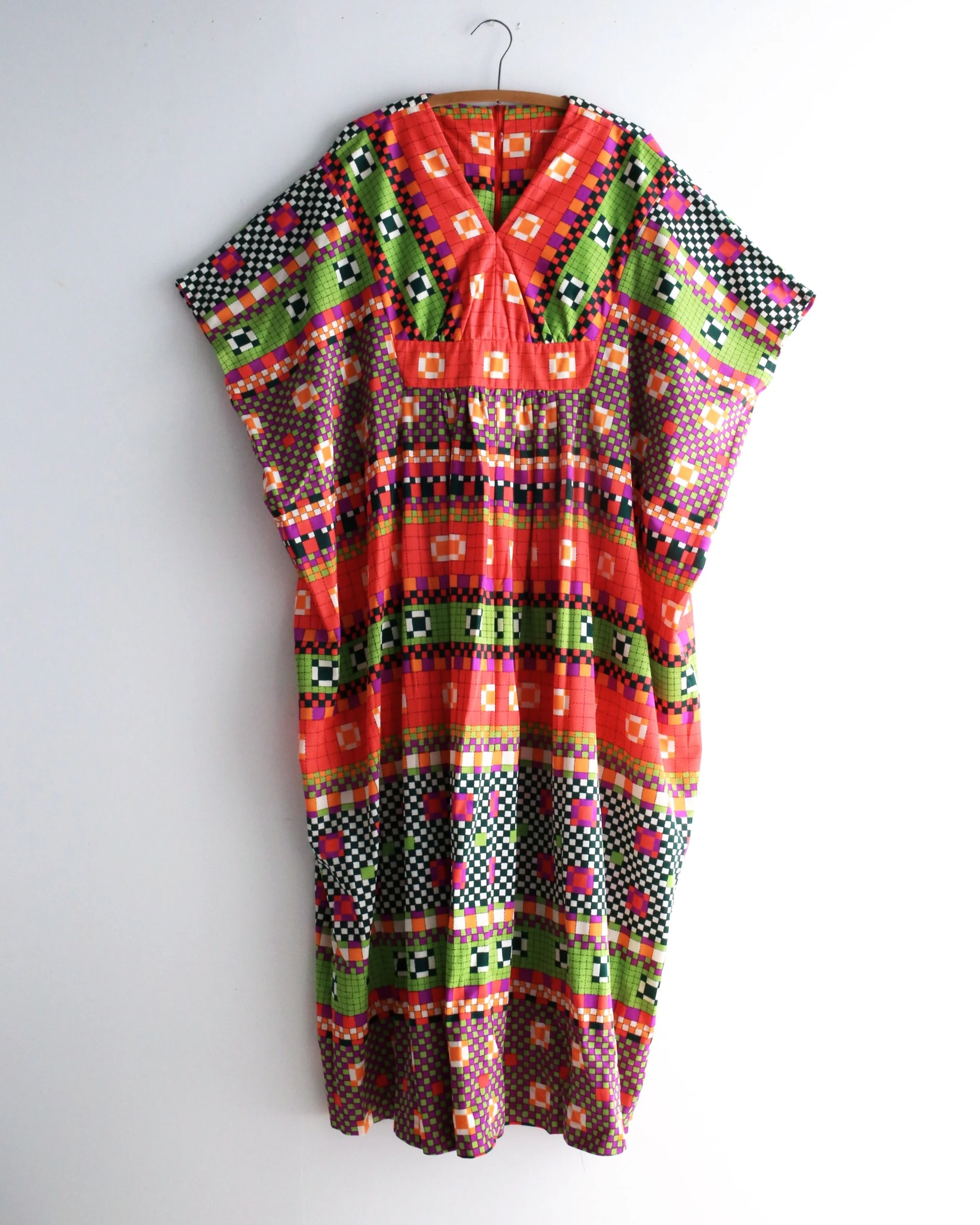 Vintage 1970s neon kaftan *SOLD*