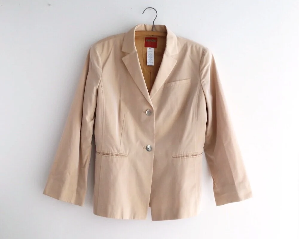 1990s Kenzo Jungle silk blend jacket