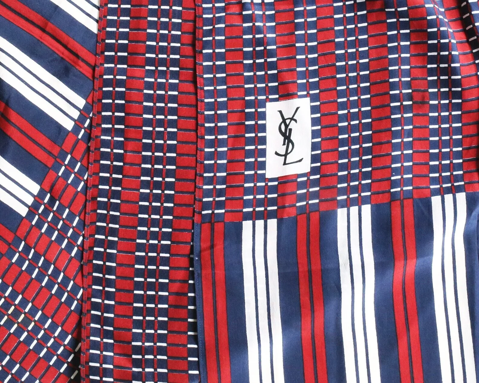 1970s / 80s Yves Saint Laurent silk scarf