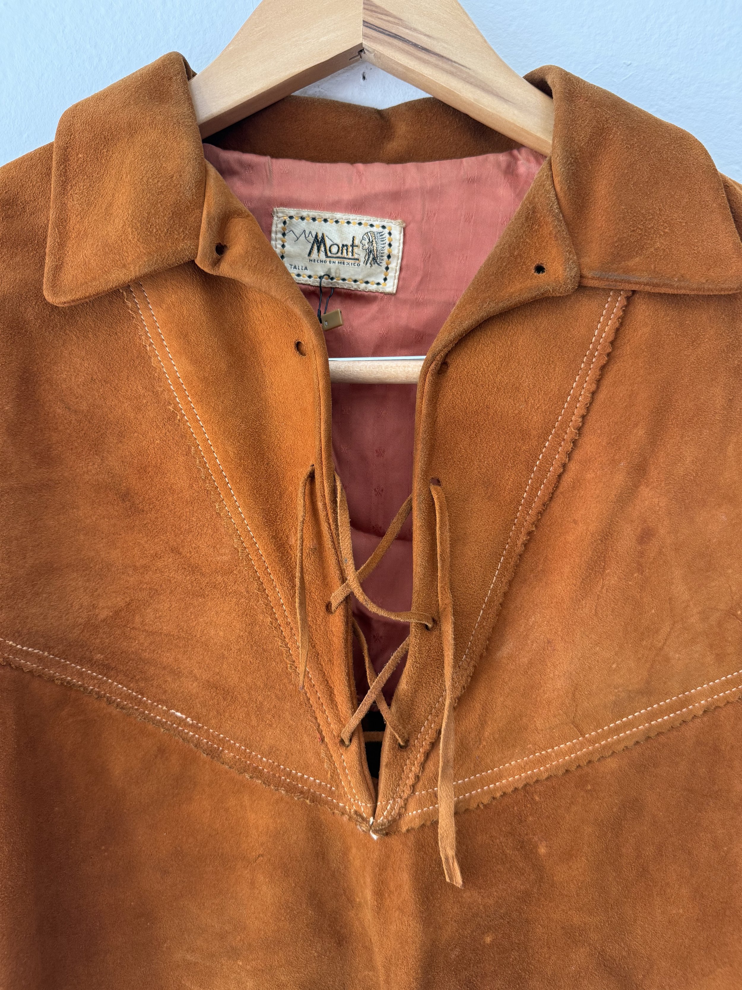 1960s / 70s buckskin smock shirt