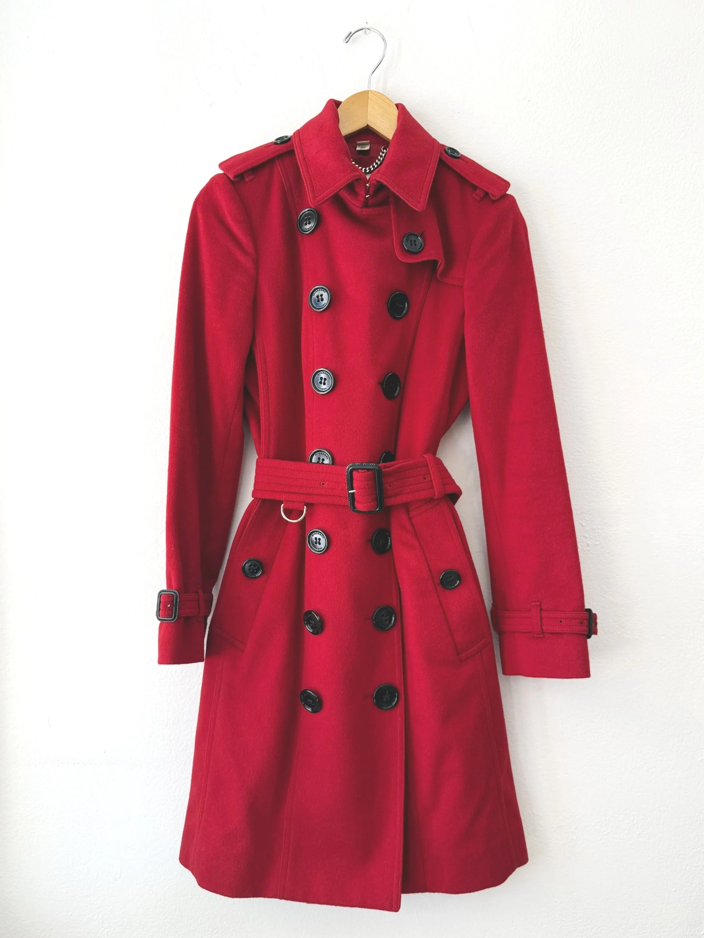 Burberry Sandringham cashmere trench coat