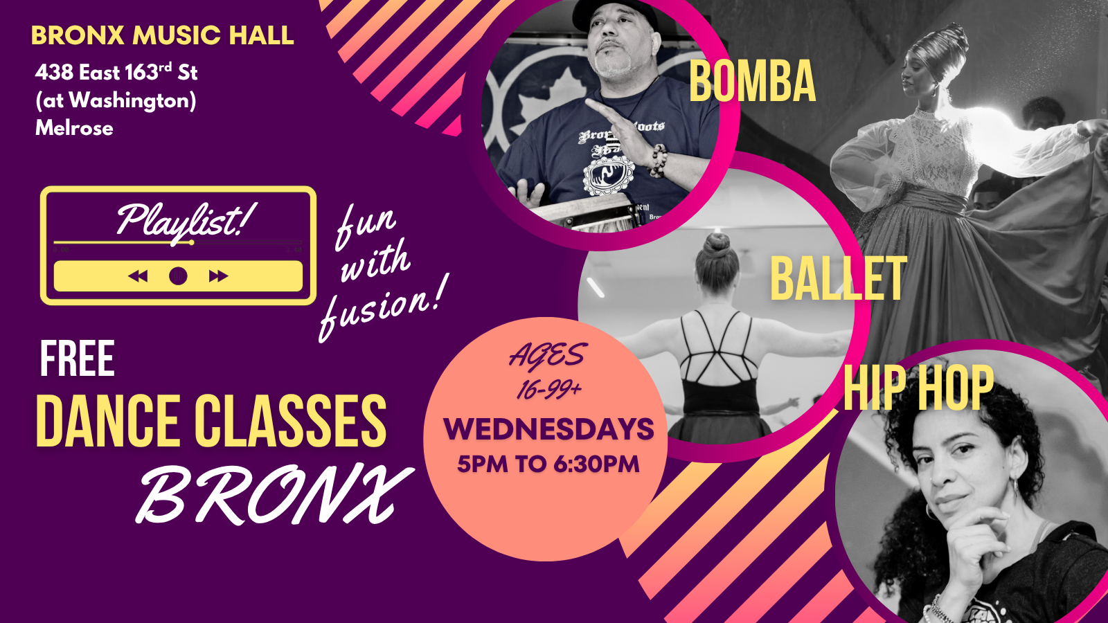 PLAYLIST Dance Class Series Fall 2026