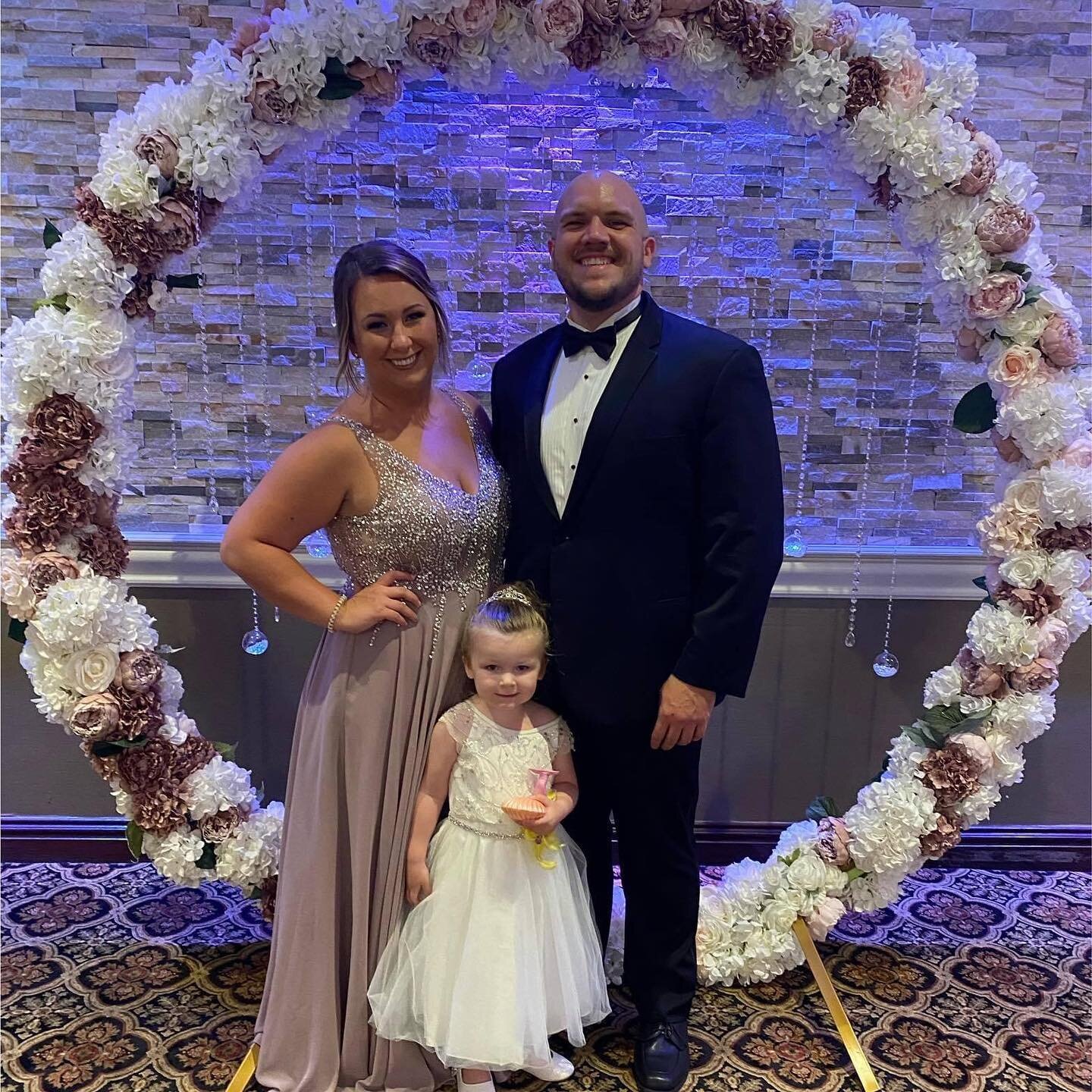 Flower Girl, Bridesmaid, DJ and proud daddy of the flower girl / husband of the bridesmaid. I&rsquo;d say that&rsquo;s the definition of wedding royalty right there. Love my little family of 3 #weddingseason #LetsCelebrate #StlDJ #ChicagoDJ #Family