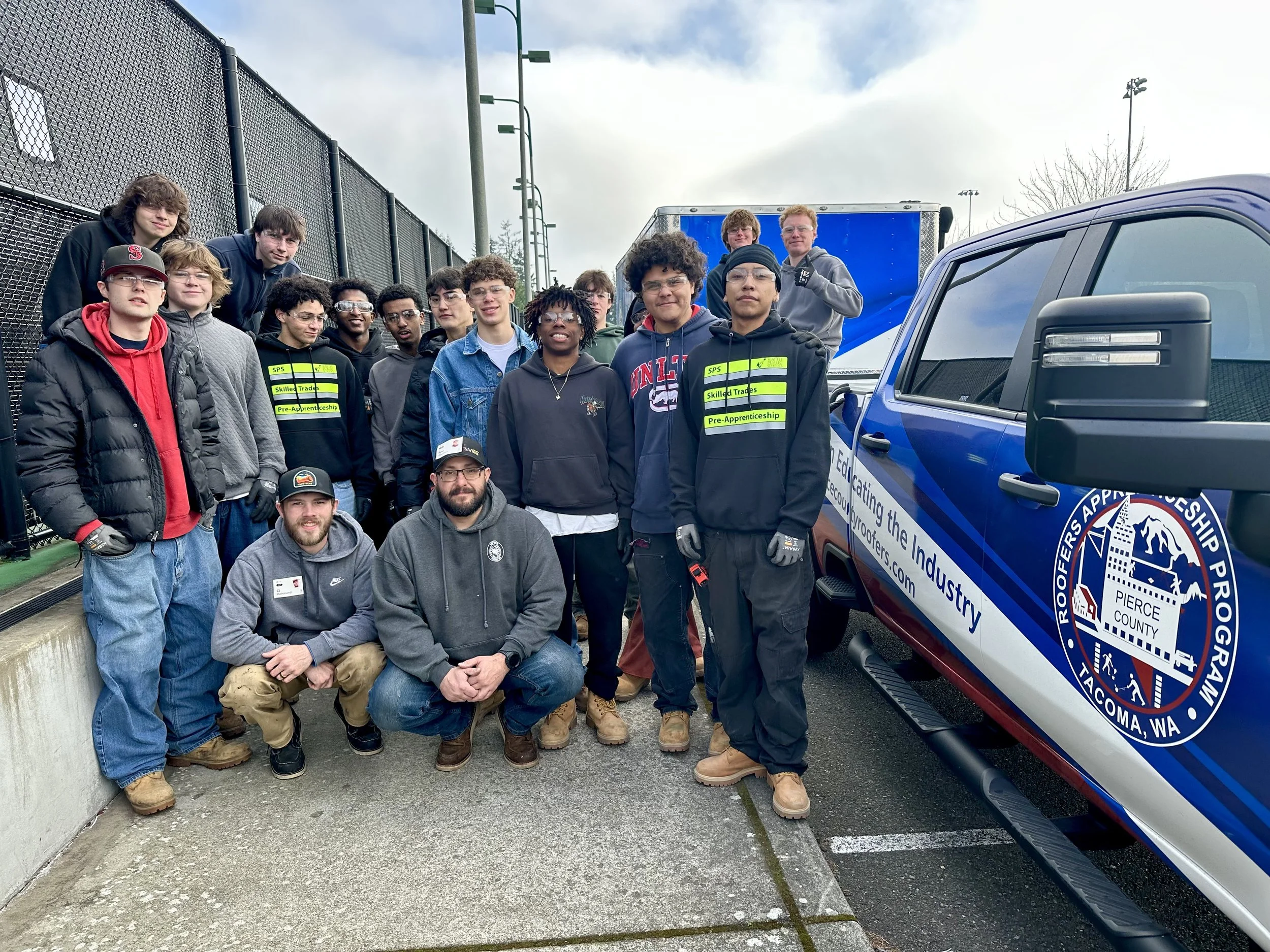 Wayne's Roofing Supports Hands-On TPO Demo for Seattle Public Schools Pre-Apprenticeship Program