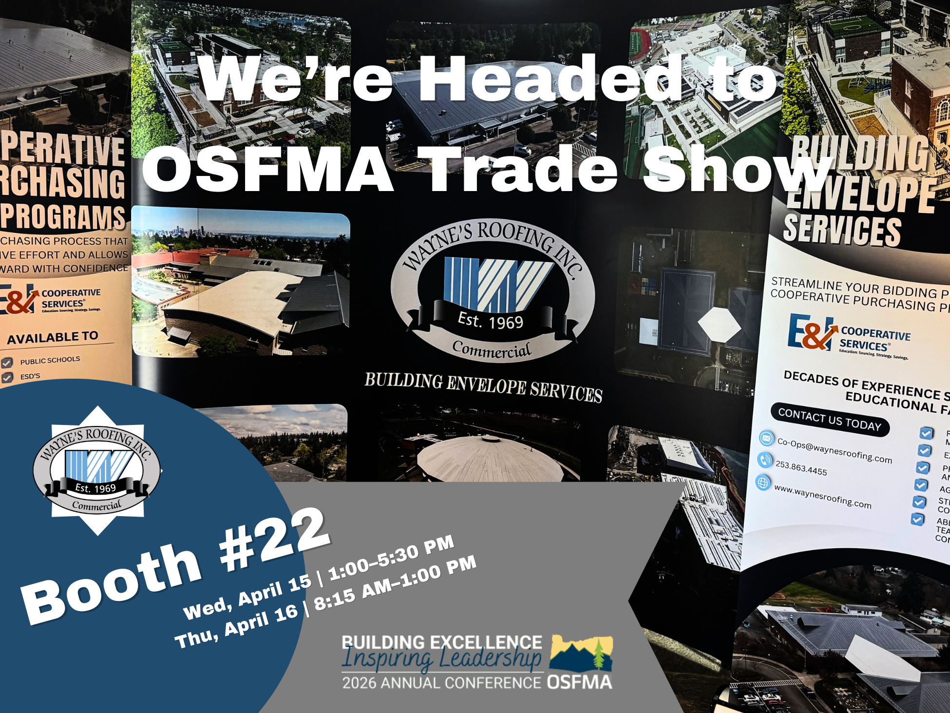 Headed to OSFMA Trade Show in Albany, Oregon