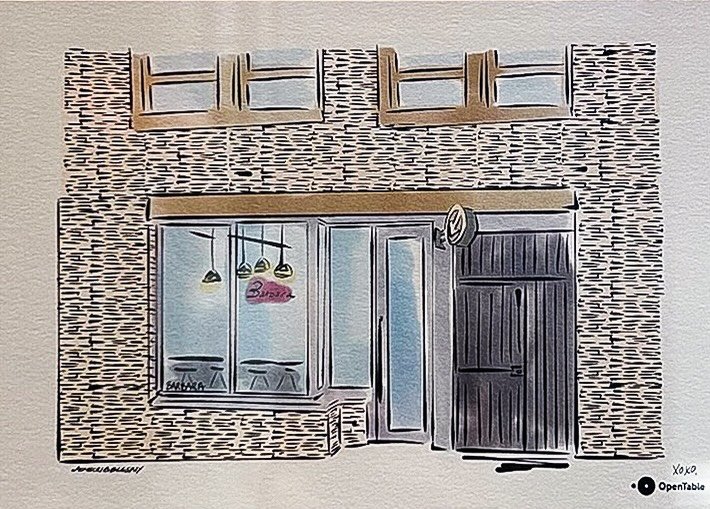 We are so grateful to have been given this incredible illustrated gift from @opentable that captures our little corner of Vancouver! 💖

Artwork done by the talented @jenscribblesny 👩🏻&zwj;🎨

#barbararestaurant #vancouverrestaurant #bcwines #china