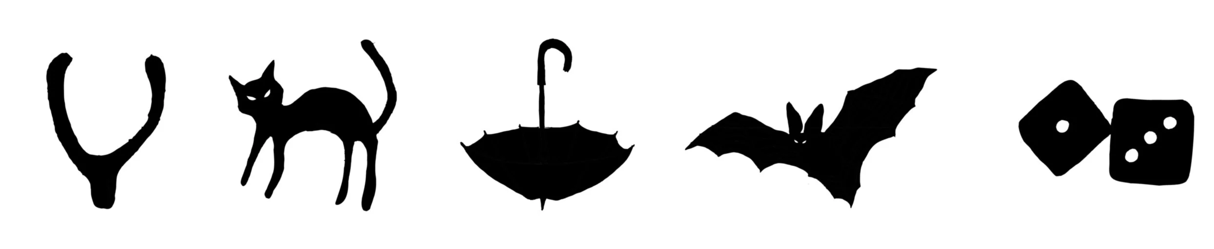 inspired by animal iconography seen heavily throughout the store, I designed these 5 icons to support the superstition concept.