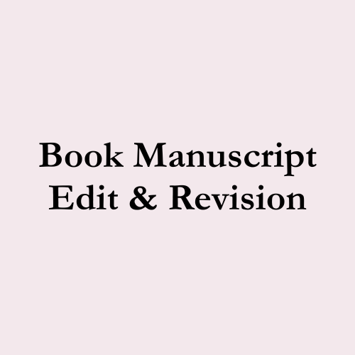 Book Manuscript Edit and Revision