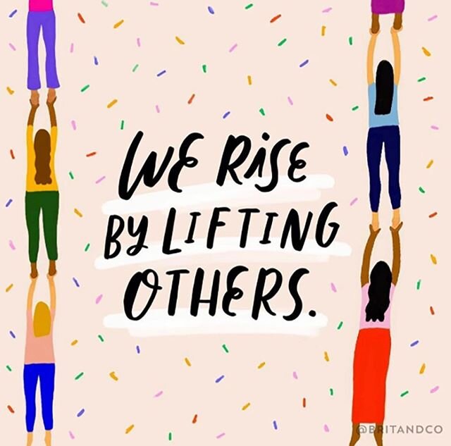 Who did you lift up today? 🙌🏽💕⠀
&bull;⠀
&bull;⠀
&bull;⠀
&bull;⠀
&bull;⠀
🎨 by @BritandCo ⠀
&bull;⠀
&bull;⠀
&bull;⠀
&bull;⠀
&bull;⠀
#growth #healing #empowerothers #peoplepower⠀
 #blm #communityresilience #community #therapistsofinstagram #mentalhe