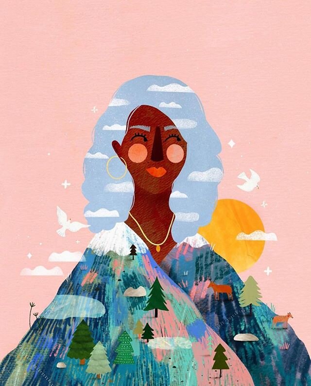 You are all the mountains, trees, sky, and sun. You belong here. Your blood is in this place. This place is in you. Your existence is radical. 🌱🏔 Stop begging for permission to be here, because you arrived a long time ago. Here is only here because