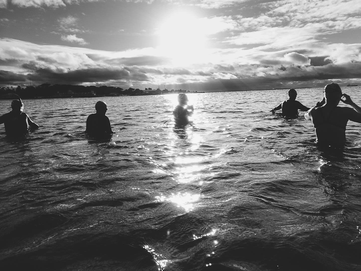 Summer solstice swim with the Brunswick Belugas 🏊&zwj;♂️🏊&zwj;♀️