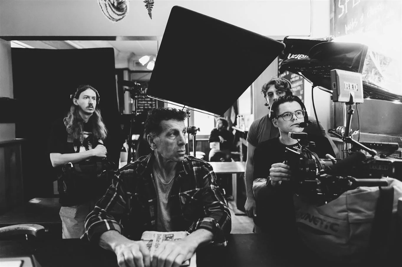 A few bts pics from the short film &lsquo;Echoes&rsquo;, written and directed by @damian.rome and shot by cinematographer @aaron_lee_noyes
