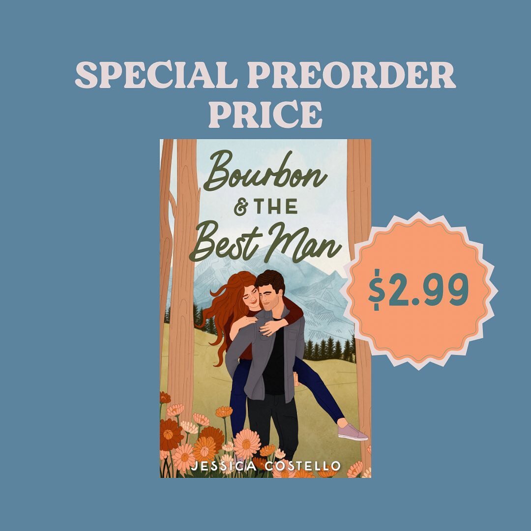 Cheers to the weekend! 🥃 

Bourbon &amp; the Best Man ebook preorder is up on Amazon for a special price of $2.99! This price will change after release day.

Working on edits this weekend and I can&rsquo;t even express how much I adore these two. Th