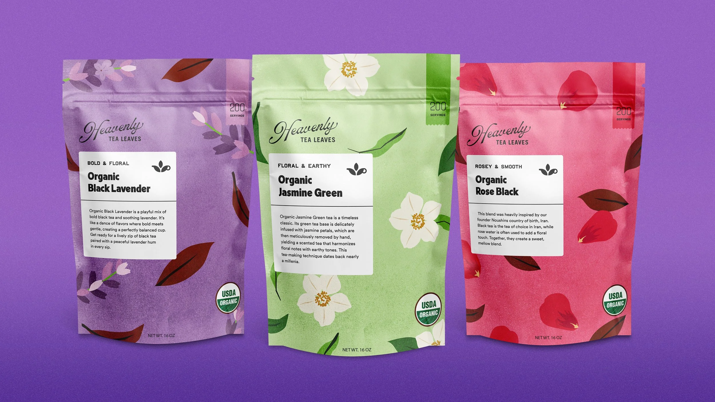 Heavenly Tea Leaves Packaging