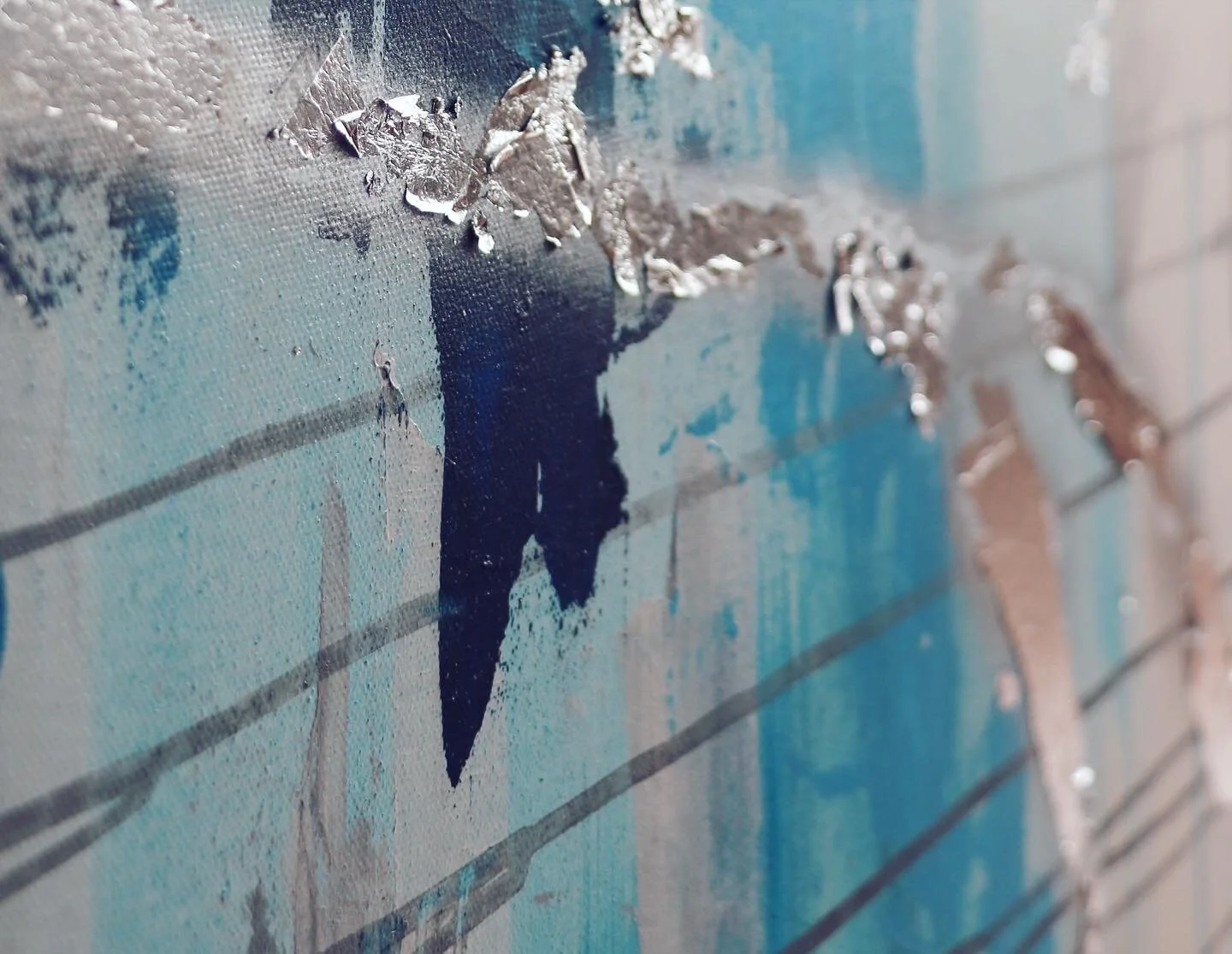 Metallics in Cool - Detail