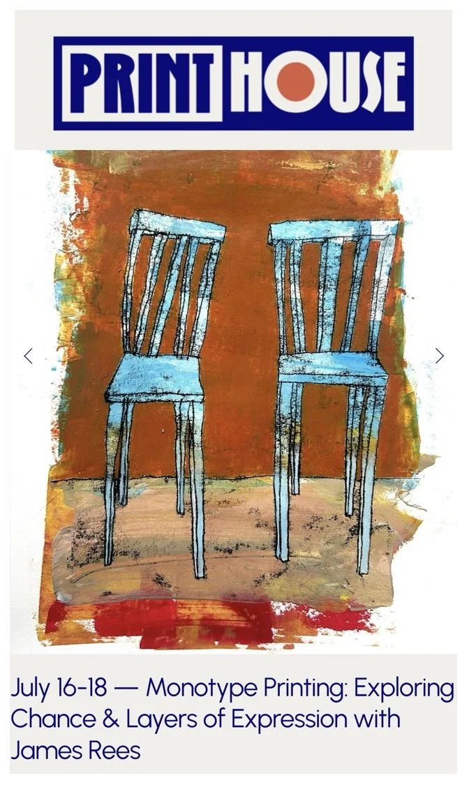 Monotype Printing: Exploring Chance &amp; Layers of Expression (workshop)