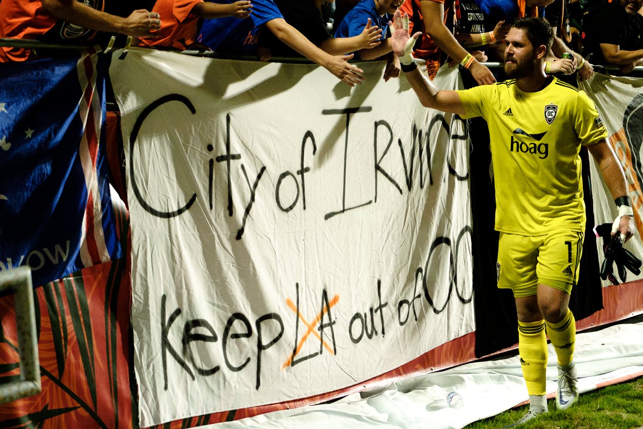 Orange County SC defeated LA Galaxy II by the final score of 1-0 inside Irvine Great Park’s Championship Soccer Stadium on Sept. 10, 2022. Irvine City Council members met on Sept. 12 to decide whether the stadium would be home to LA Galaxy’s reserve