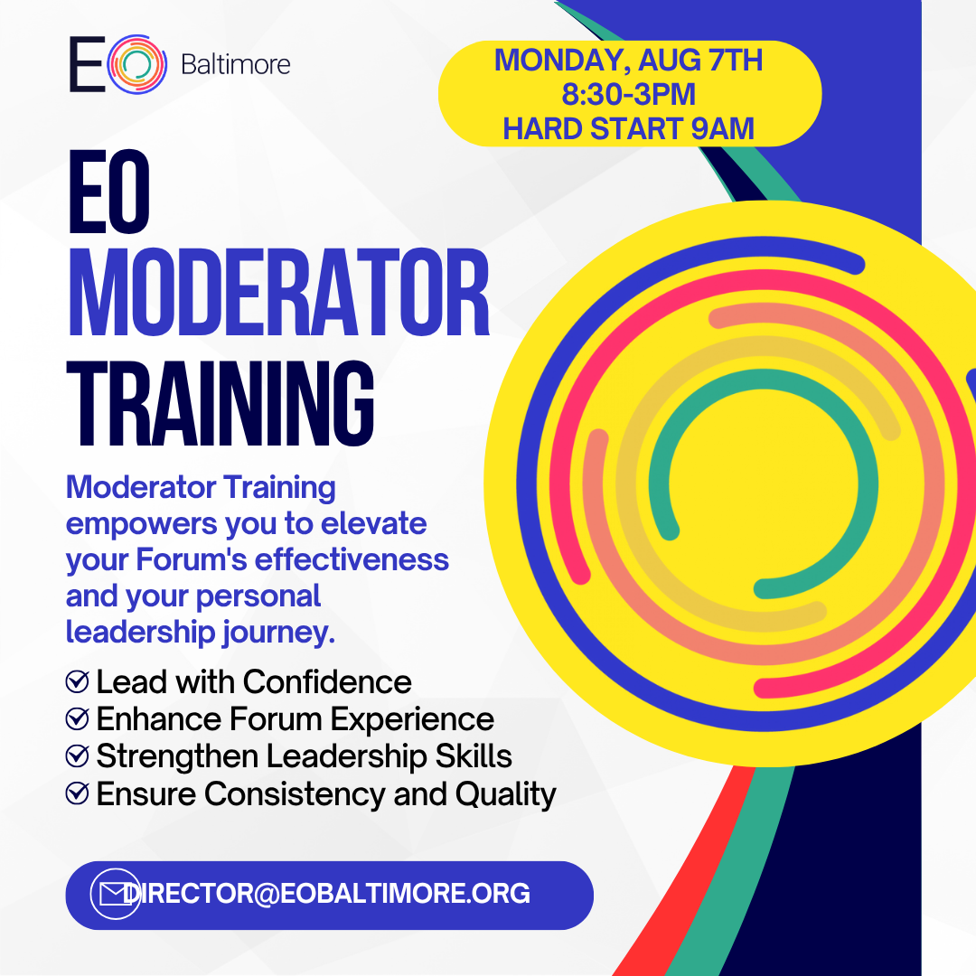 EO Moderator Training (In-Person)