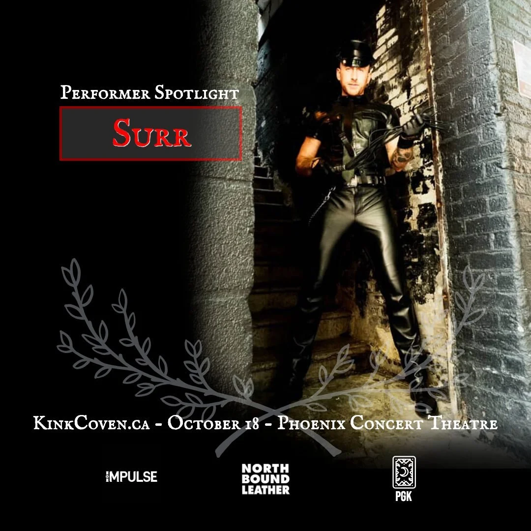 COVEN is less than 2 weeks away, Oct 18th at the Phoenix Concert Hall!  We are excited to highlight the talent this Coven has brought together. 

Kicking off our Go-Go lineup, we bring you Surr! 

Surr brings power, presence, and play to the stage. K