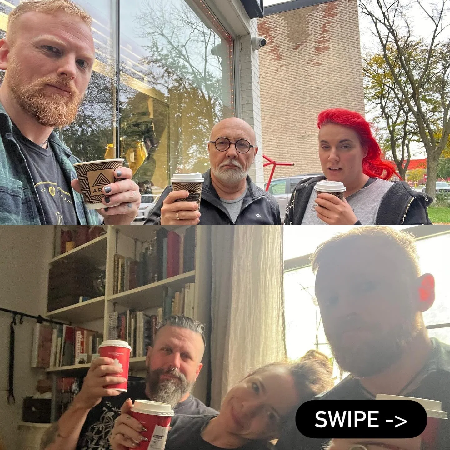 Producers and their day after coffee = Part ritual, part necessity, all worth it. 

More to follow in the days to come, but for now a giant thank you from the producers of Coven: @northbound.leather @playground_kink and @impulse_events 

You all came