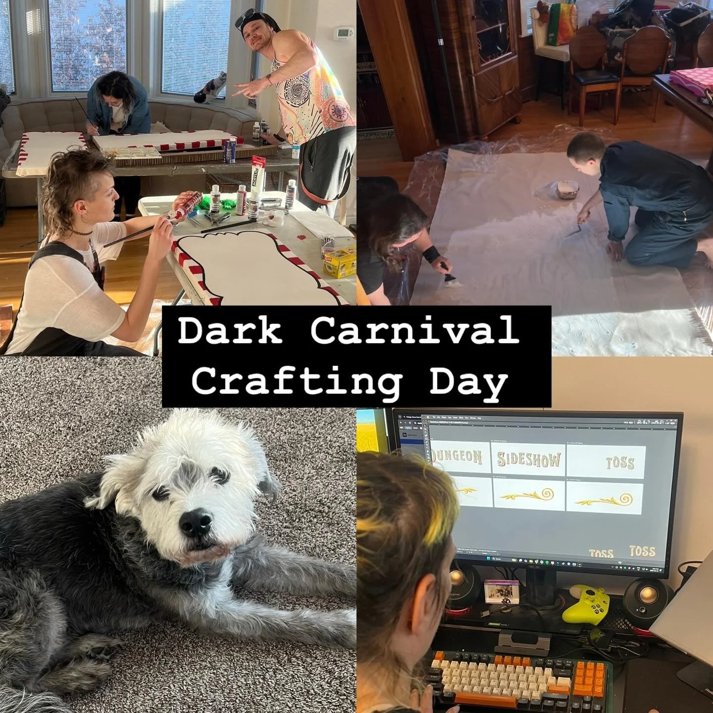 Crafting day for Dark Carnival 🎡