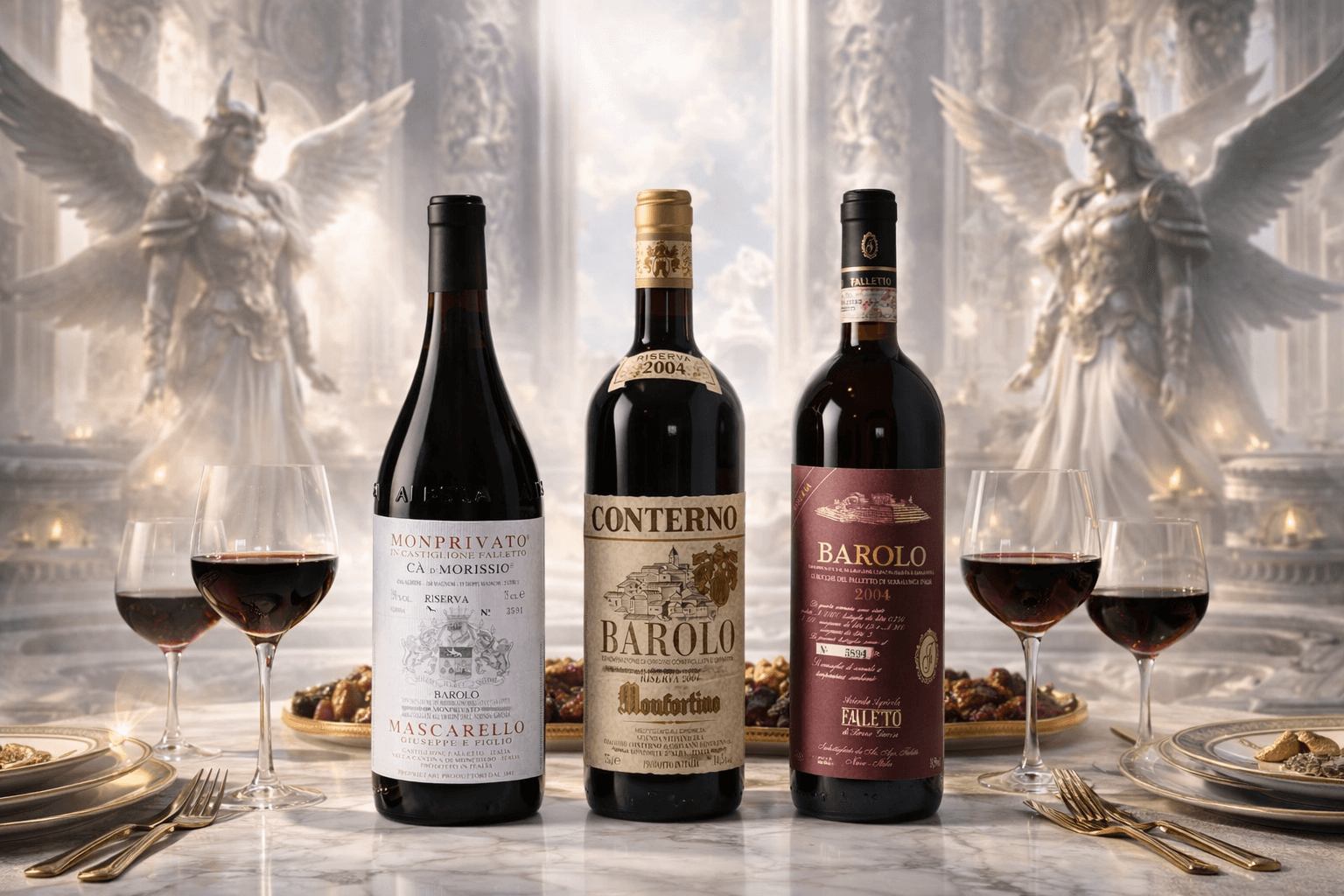 Wine Explorers Club - Ultimate 2004 Barolo Horizontal - Conterno, Mascarello, Giacosa