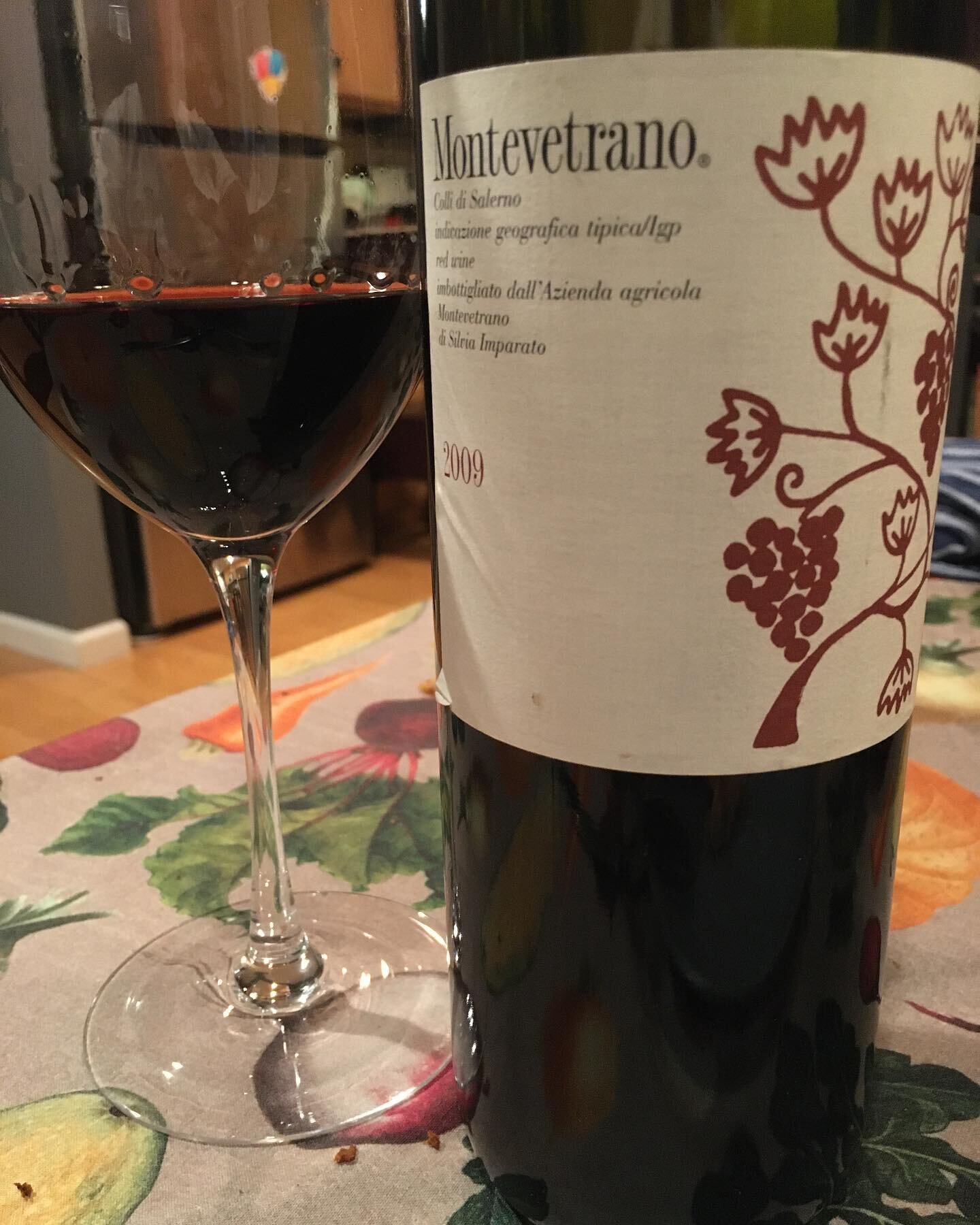 Montevetrano 2009. The inspiration for #nochainscanholdyou.  Cabernet and Aglianico.  At 11, nearly at its peak.  They&rsquo;ve taken a lot of criticism for not being traditional enough but they ignored it and made a wholly new kind of wine with grea