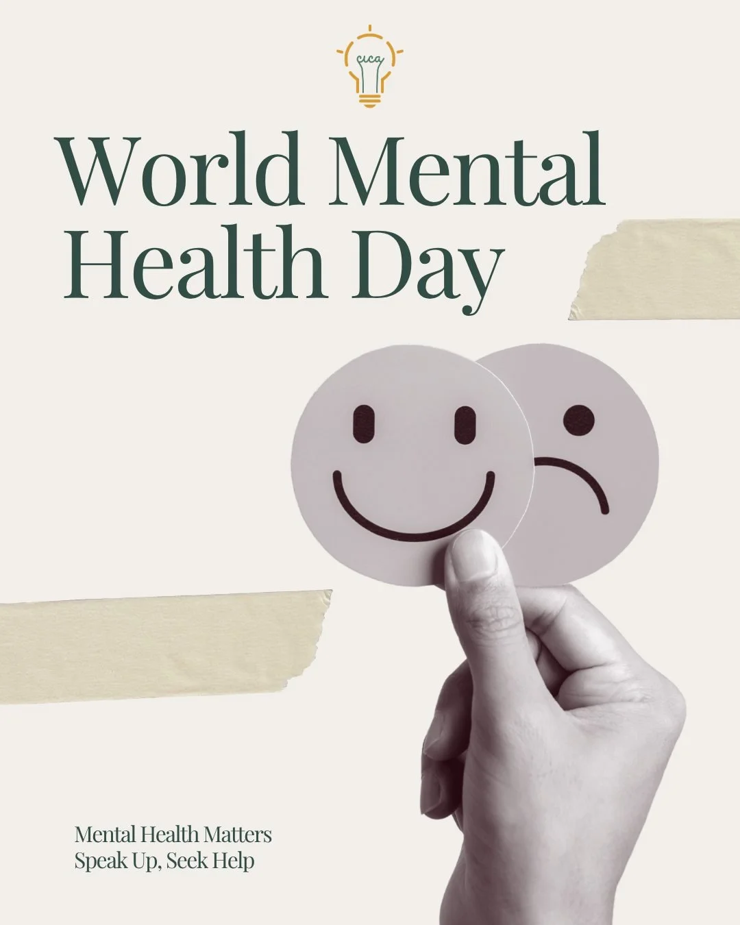 Today is World Mental Health Day. 💛

At CICA, our clinicians provide compassionate, culturally responsive care to help you prioritize your mental well-being today and every day.

Your mental health matters, and support is always here when you&rsquo;