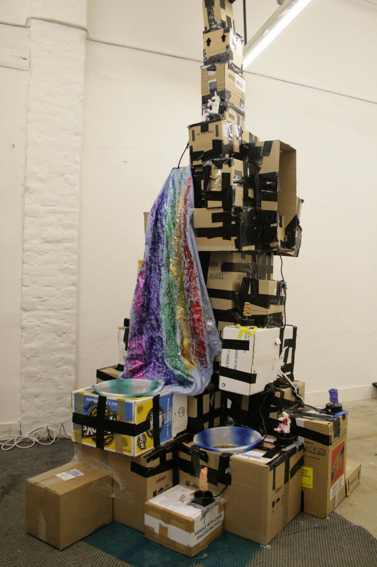 Waterfall - 2009, site specific installation for 'Quest for Paradise Art: Addressing the Boredom'