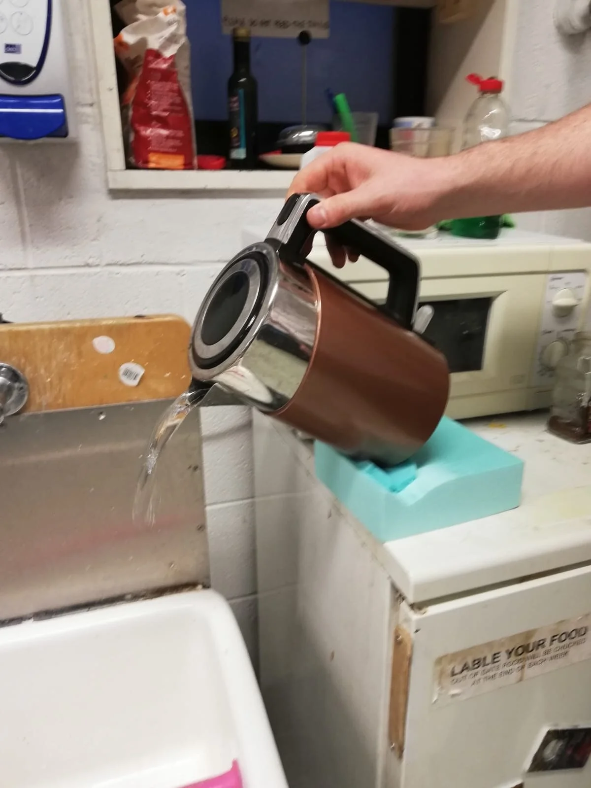 Tester 1. exploring angles through foam.