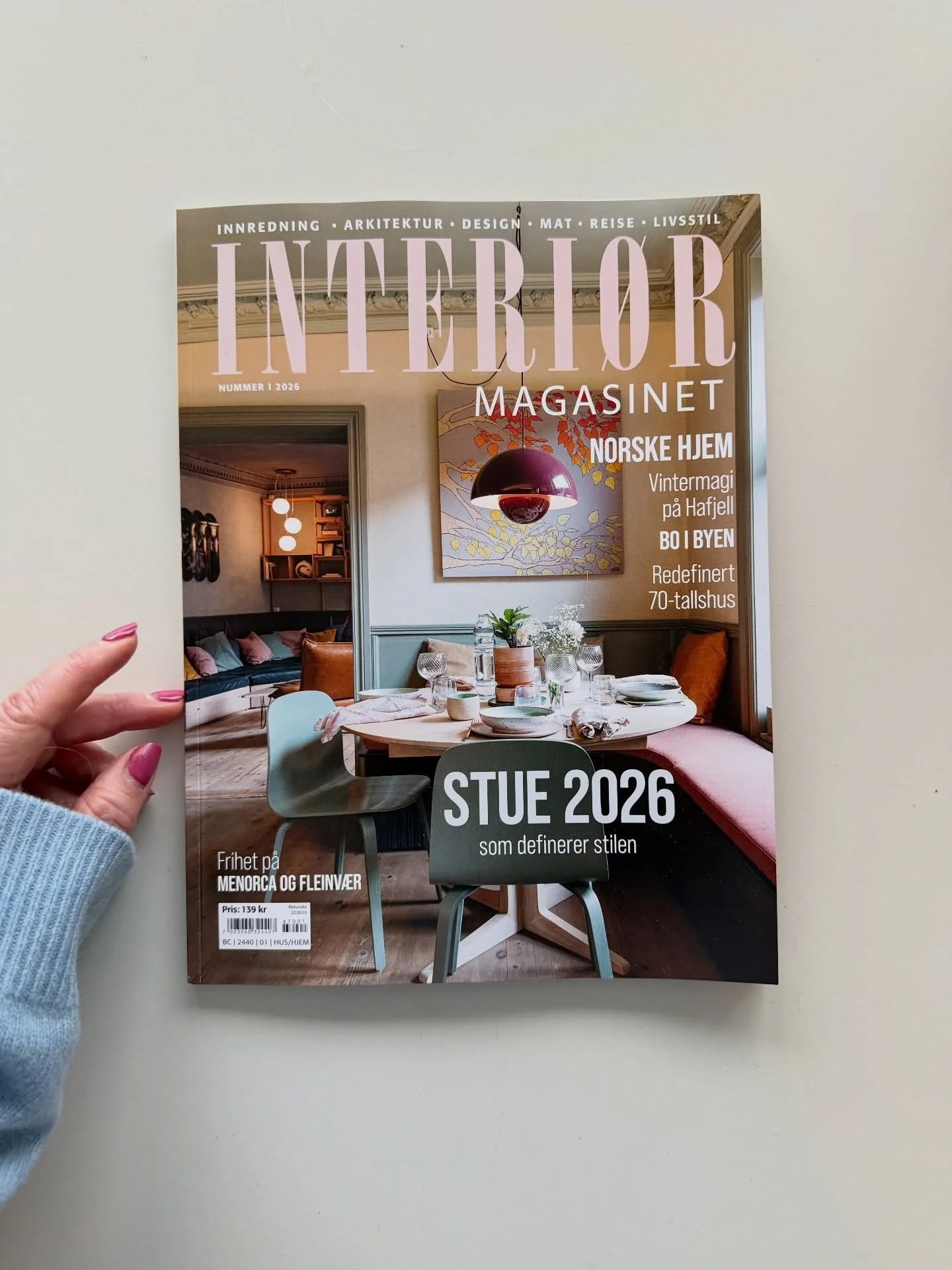 Hjemlevering av favorittbladet. Ikke g&aring; glipp av en utgave! Vi sender til hele Norden. 
@interior_magasinet 
Link i profil.🤌🏼🤌🏼🤌🏼
#interi&oslash;rmagasinet #hjemlevering