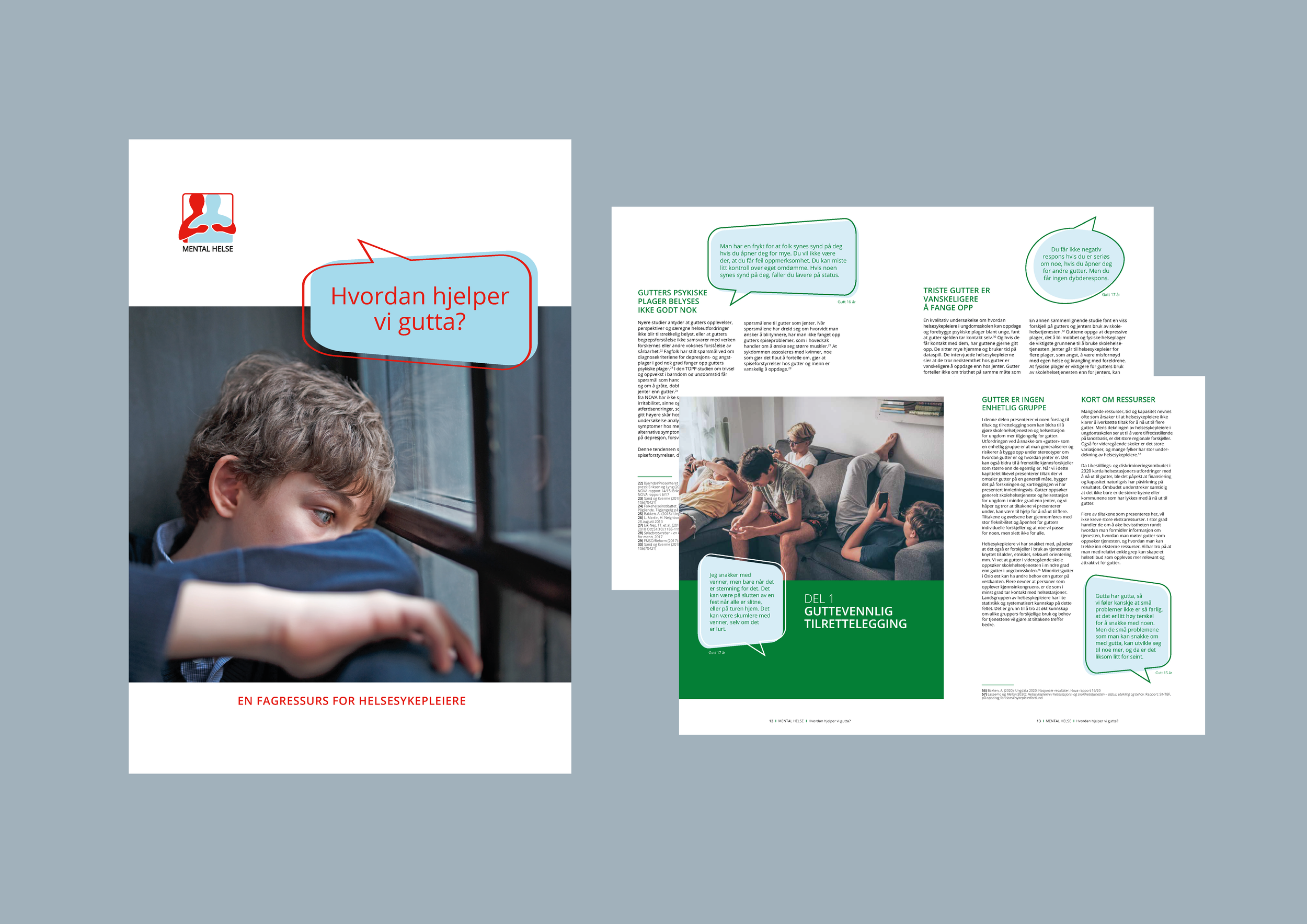  Brosjyre for Mental Helse. 