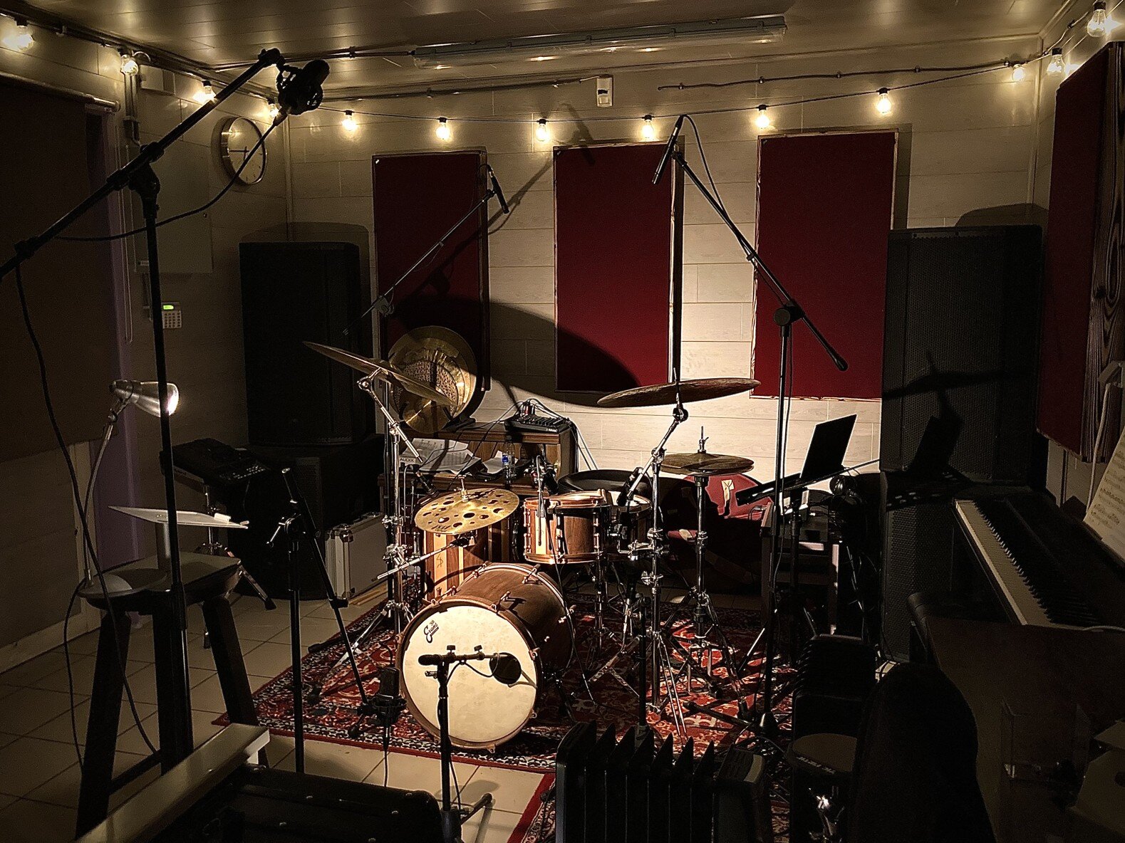 Acoustic treatment of drum rehearsal room (Copy)