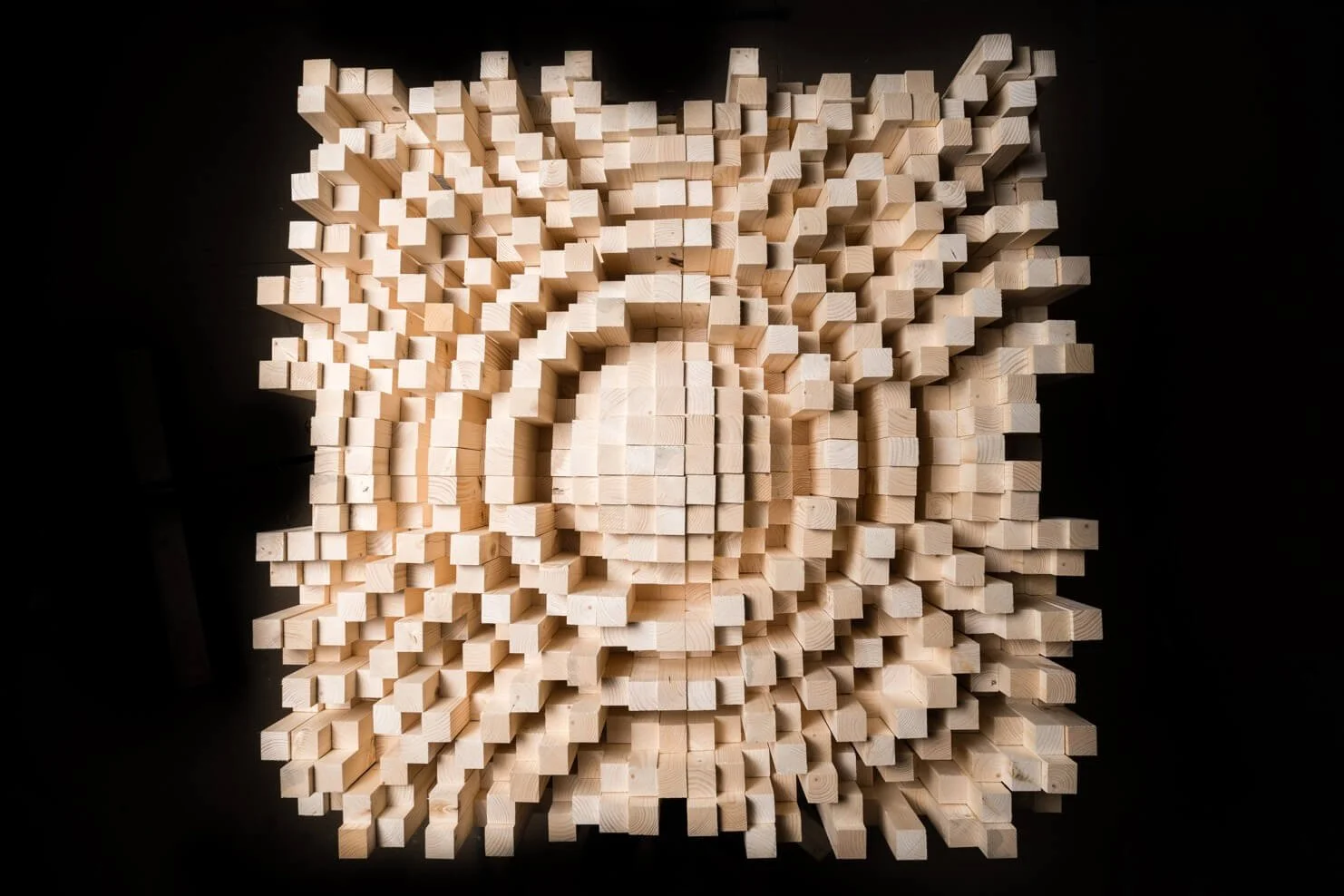 Diffuseur acoustique en bois massif - D64 - Soundbox acoustic Tech CO.,LTD