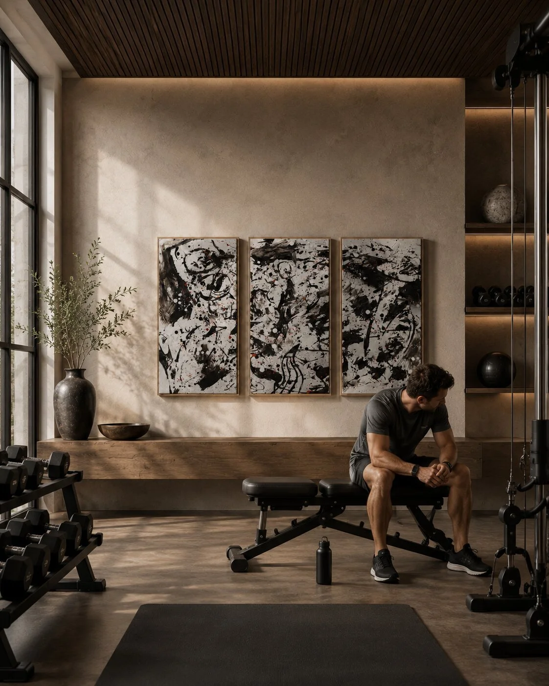 Rhythm in red - Home gym.jpg