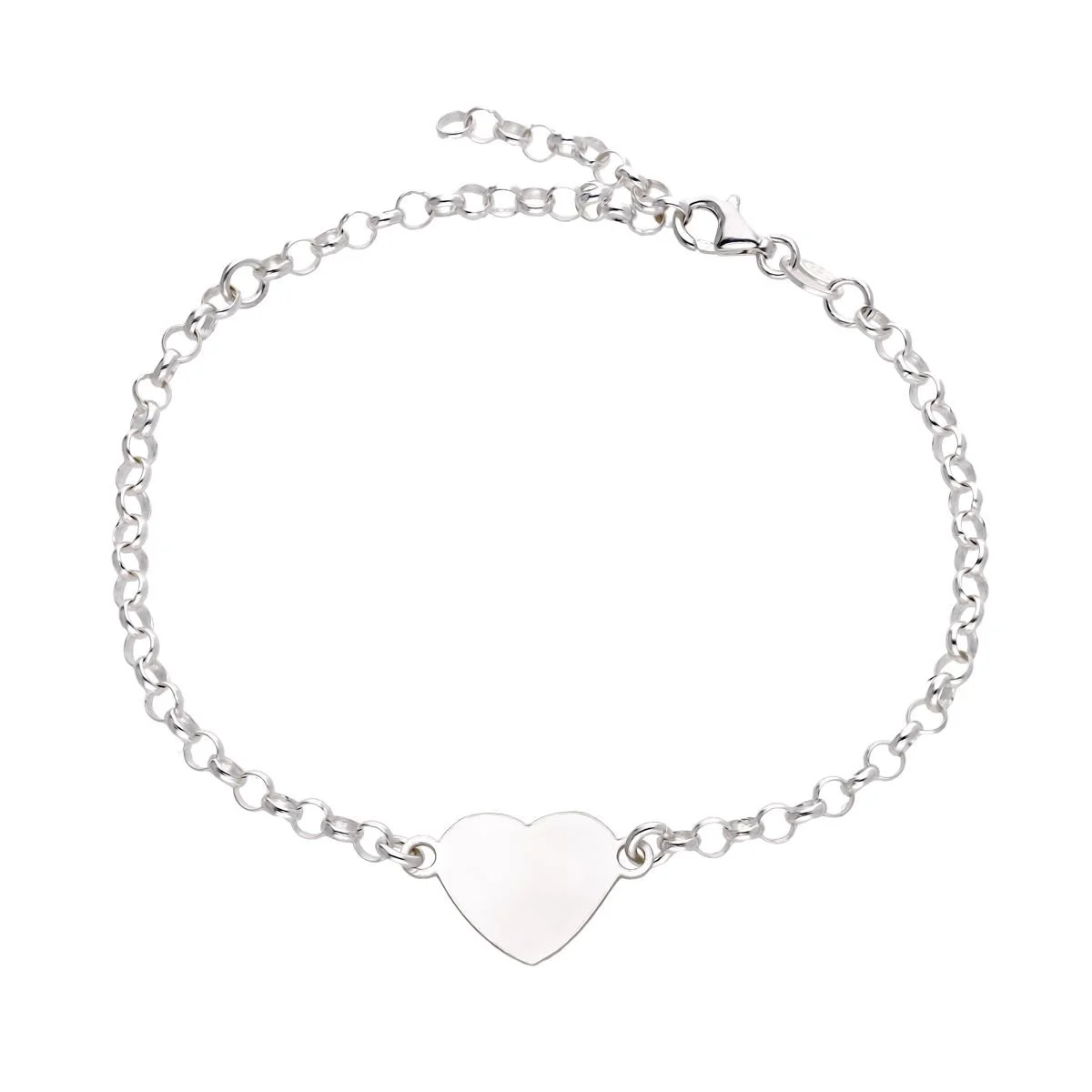 Pulsera Corazón relleno