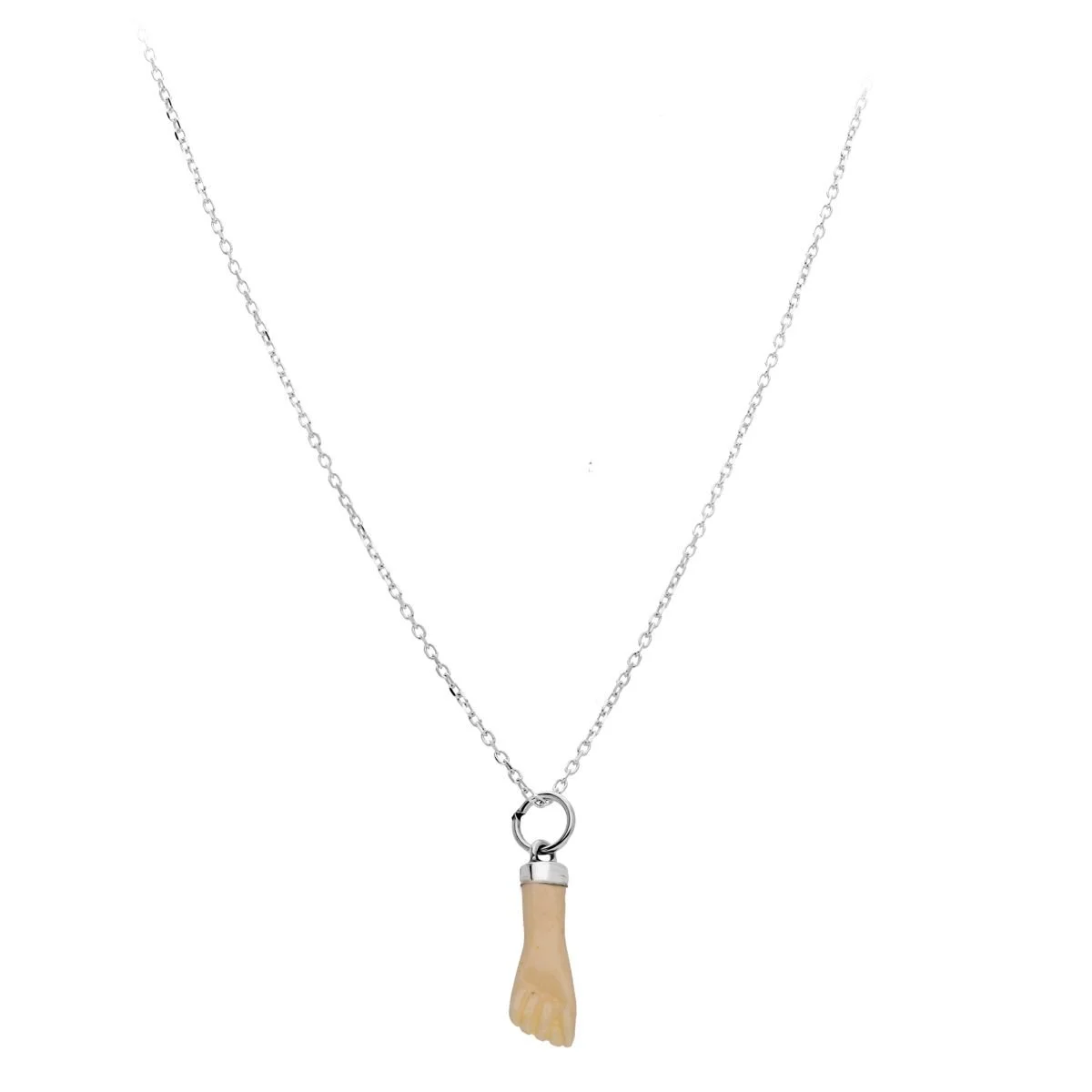 Collar manita blanca