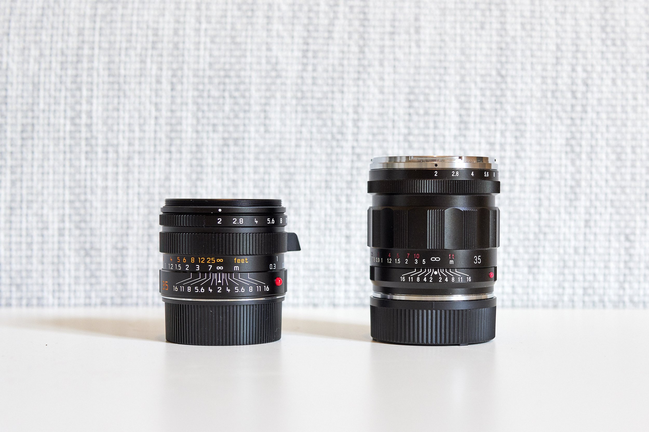 APO-Summicron-M 35mm VS APO-Lanthar 35mm confronto