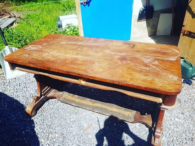 The owner of this William IV rosewood table brought this to us in a state of disrepair. We put it back together again with tender, loving care! .
.
Send us your inherited pieces and we&rsquo;ll turn them around for you to take pride of place in your 