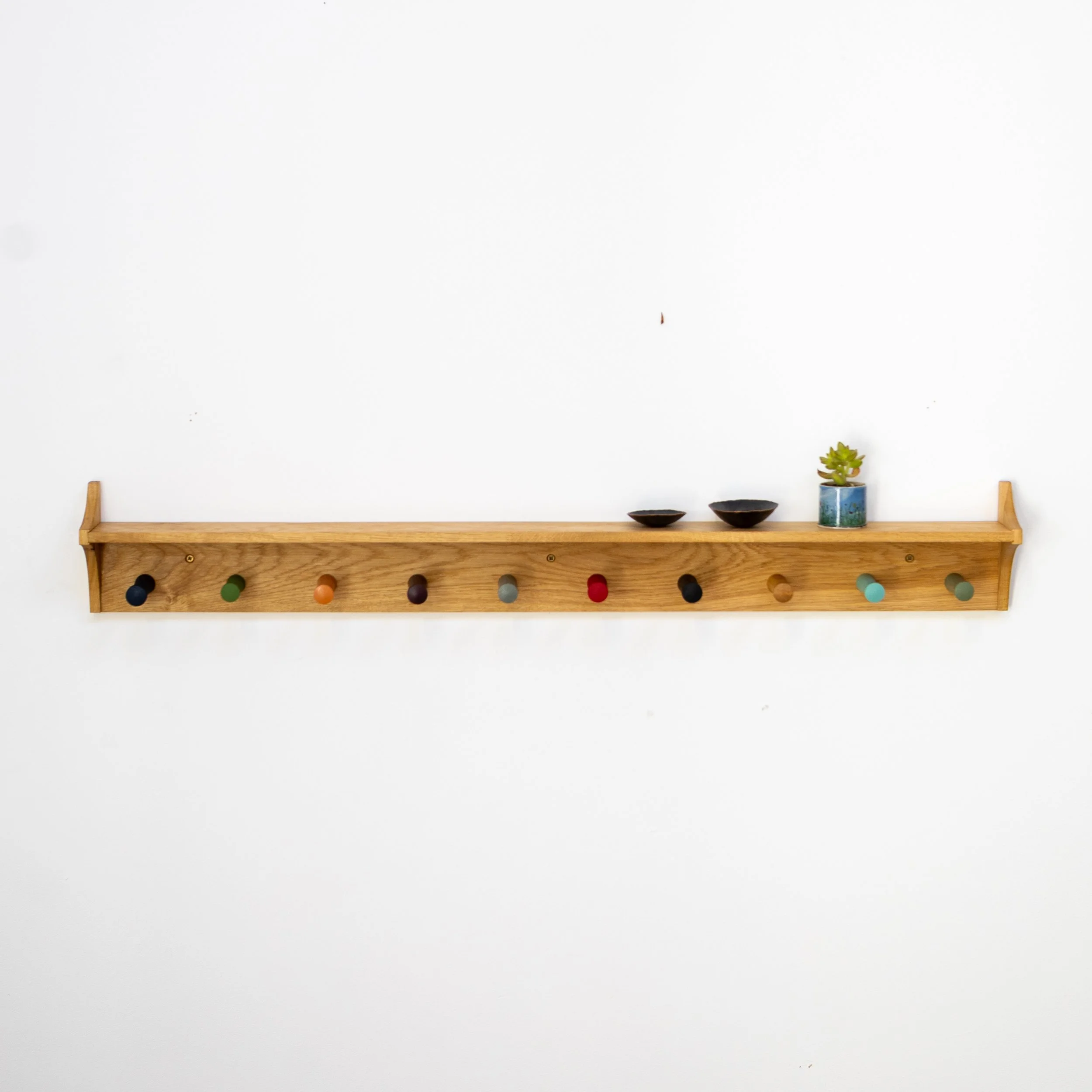 10 Long Coat Rack with rainbow hooks.jpg