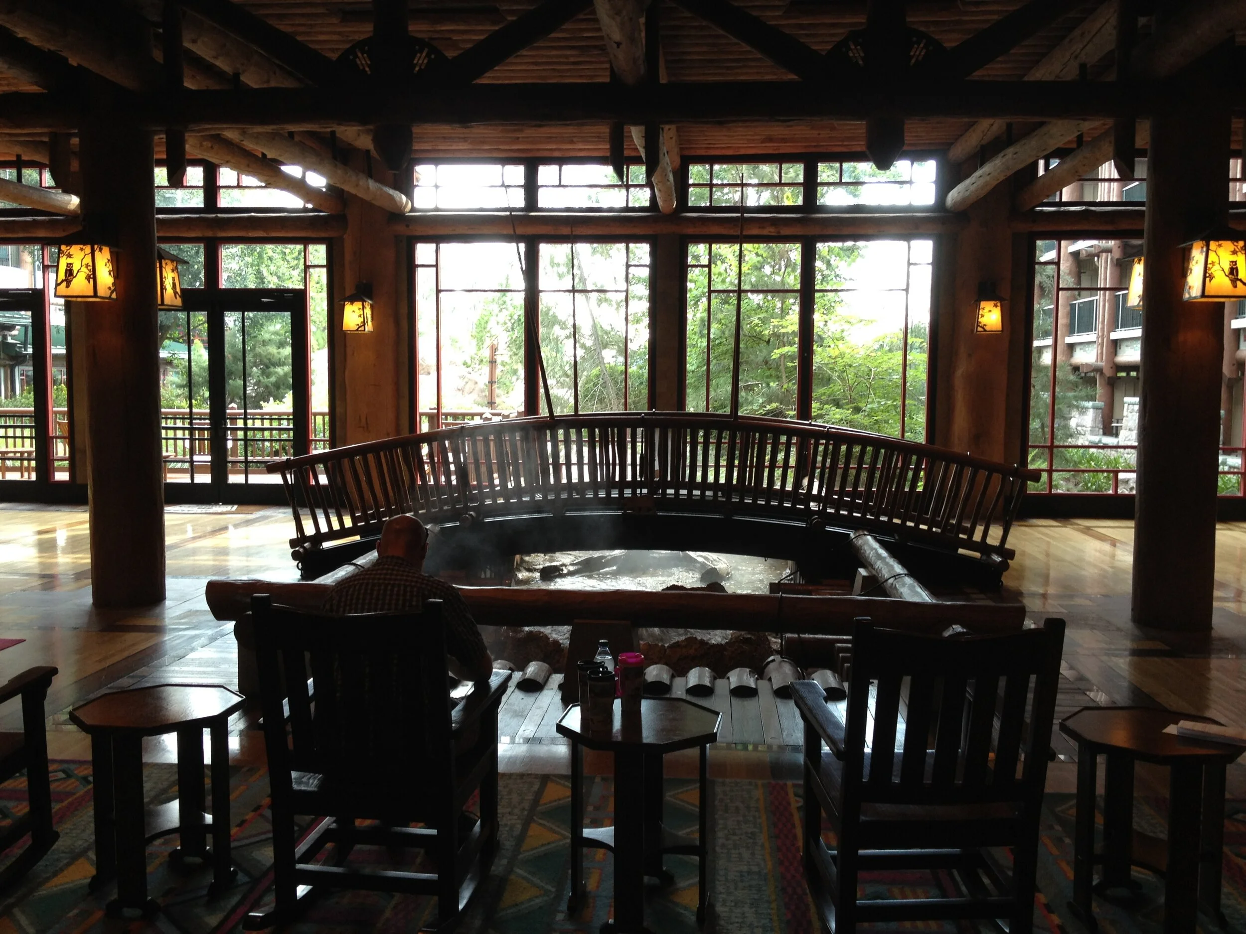 Wilderness Lodge Lobby Bridge