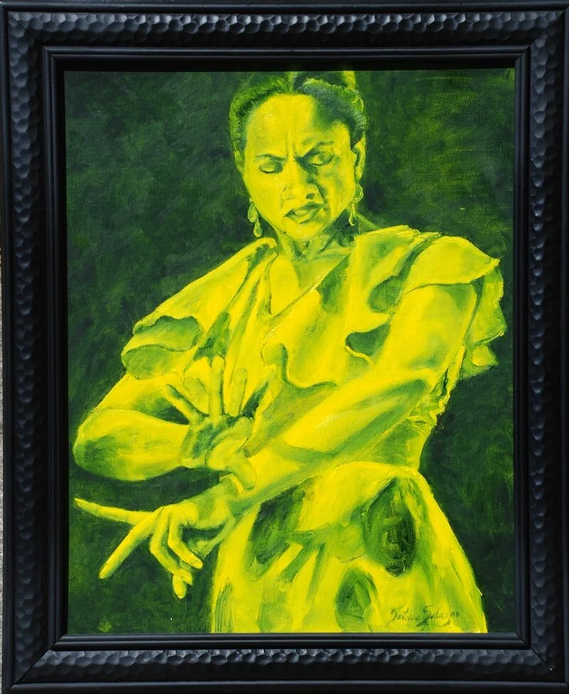Dance of Expression_Green_2006_Oil_18_24_Seminole.JPG