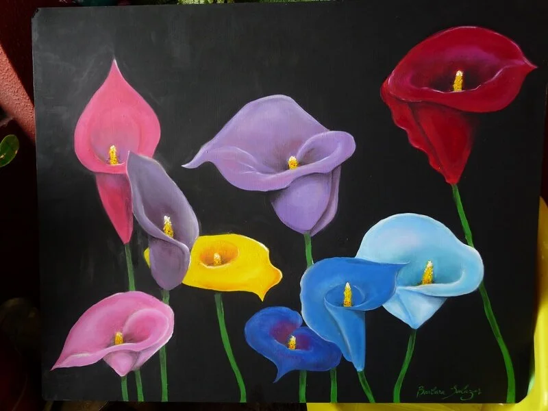 Tia Cecilia's Cala Lillies_2006.JPG