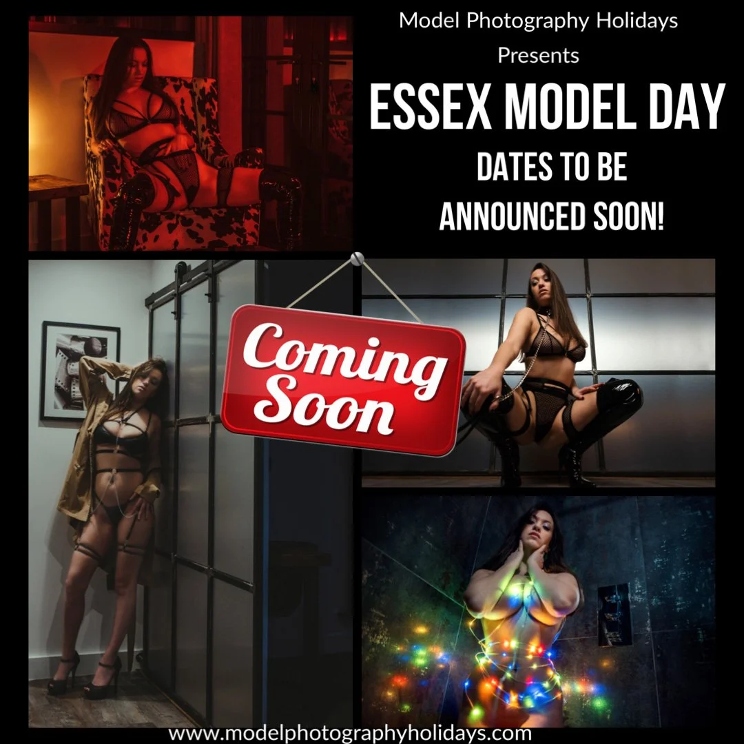 Advert for our Essex Model Photography Day Dates Announced Soon!