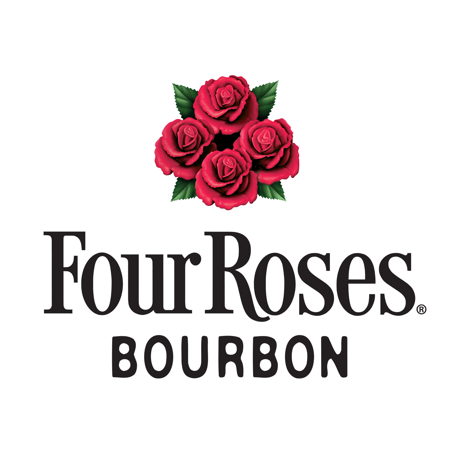A logo with a bouquet of five red roses and green leaves above the stylized text 'Rose Family'.